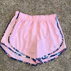 NIKE light pink shorts